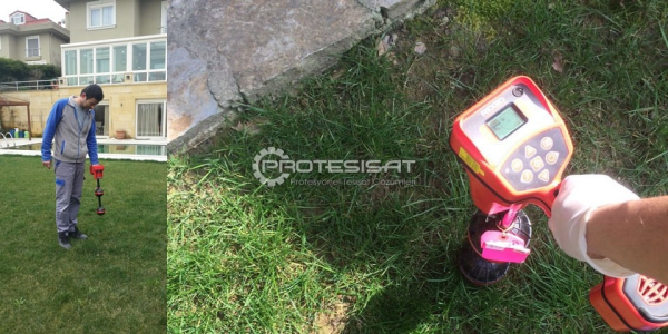 dedektörle logar kapaği tespiti