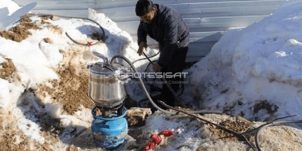 düdüklü tencere ile donmuş su borusu nasıl açılır